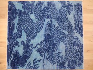 Dragonne Bleu 157x173