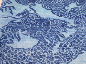 Dragonne Bleu 157x173
